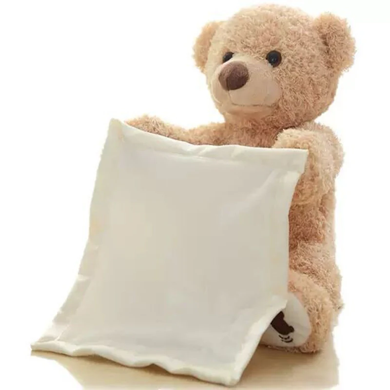 Peek A Boo Teddy Bear Toy Best Gift For Christmas With Motion & Sound For Your Kids