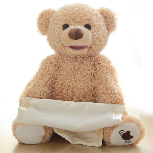 Peek A Boo Teddy Bear Toy Best Gift For Christmas With Motion & Sound For Your Kids