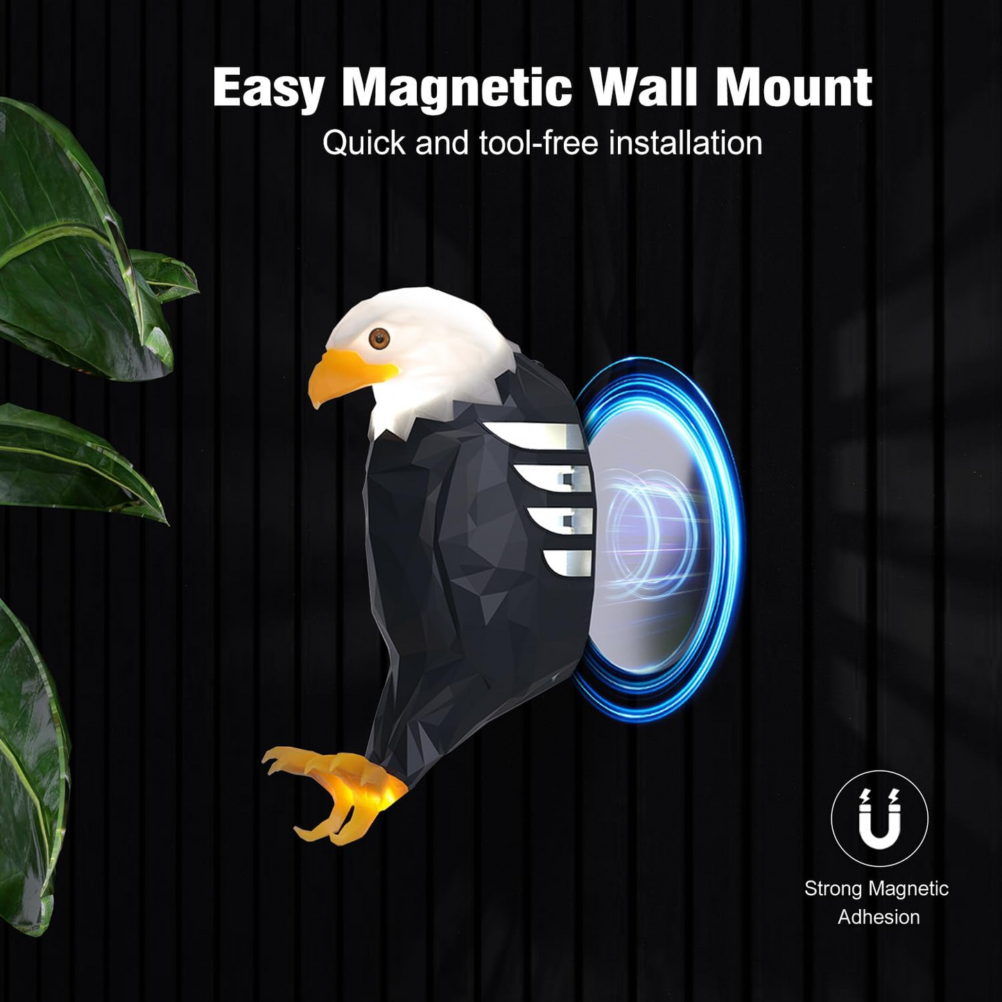 Bald Eagle Wall Light With Remote