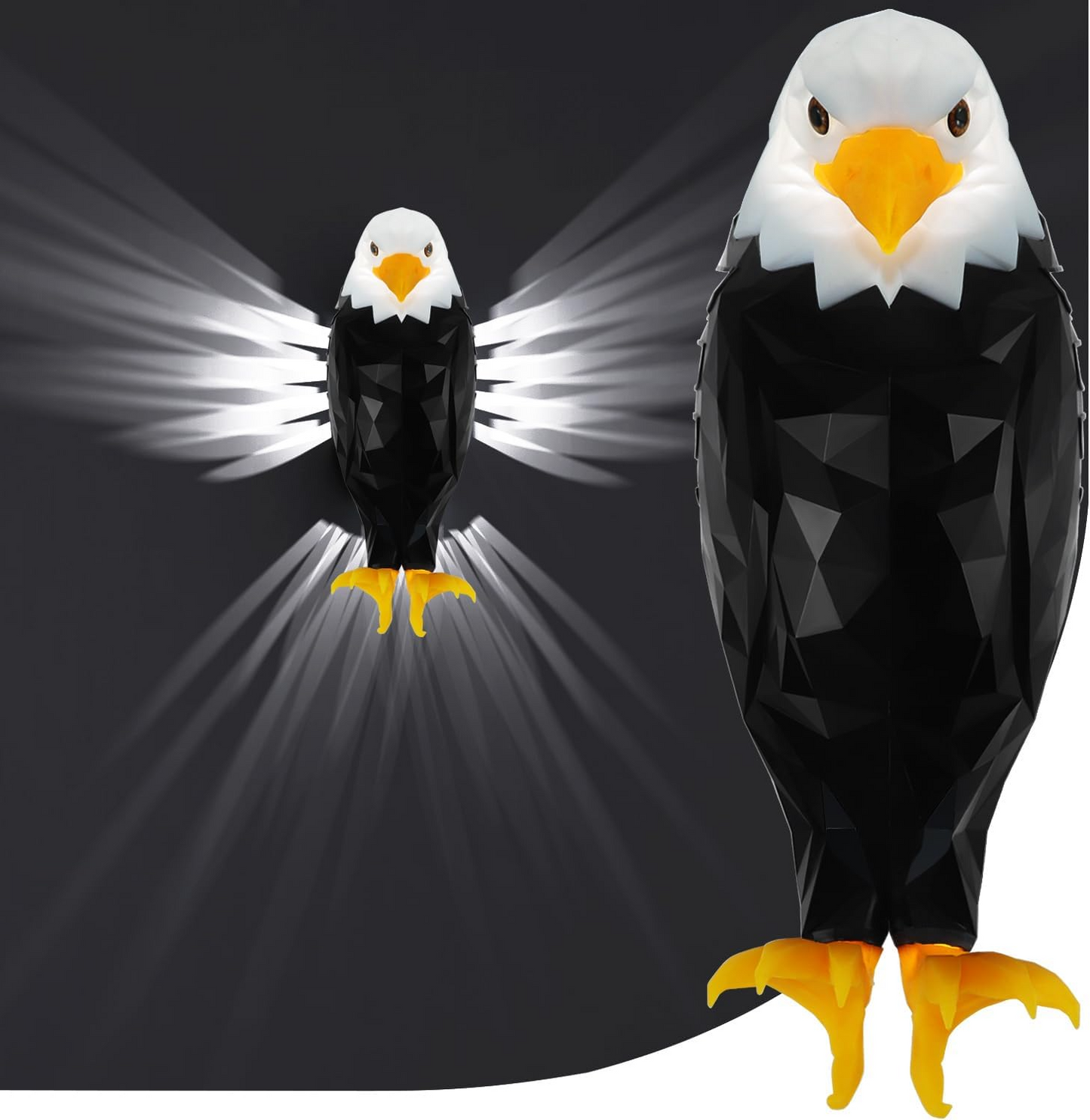 Bald Eagle Wall Light With Remote